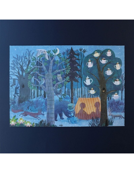 NIGHT AND DAY IN THE FOREST PUZZLE