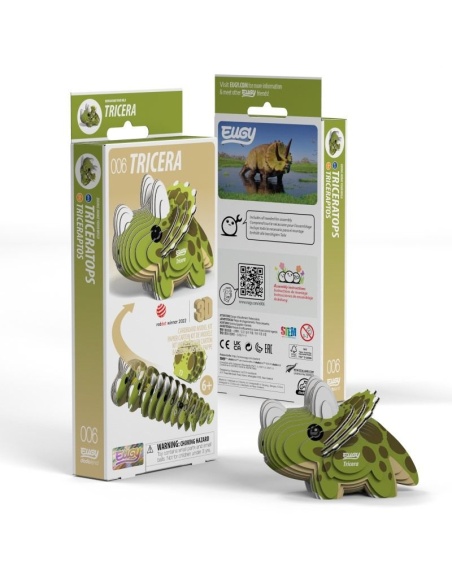 PUZLE 3D EUGY  TRICERA