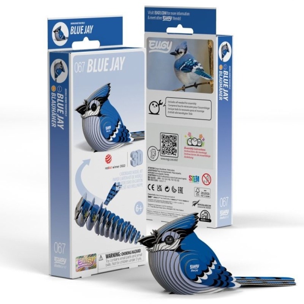 PUZLE 3D EUGY BLUE JAY