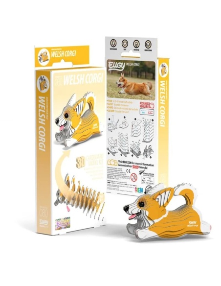 PUZLE 3D EUGY WELSH CORGI