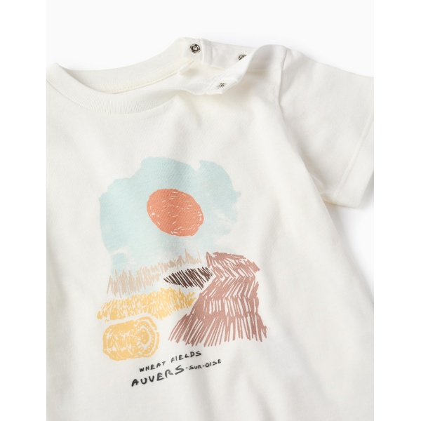 CAMISETA BLANCA PAISAJE ZIPPY
