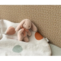 MINI CONEJITO DE PELUCHE ROSA EMPOLVADO MAILEG 2