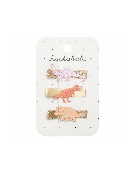 GLITTER DINOSAUR BAR CLIPS