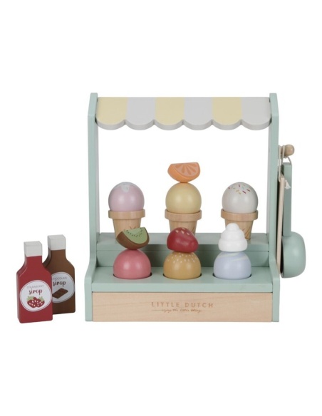 PUESTO DE HELADOS DE MADERA