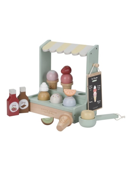 PUESTO DE HELADOS DE MADERA