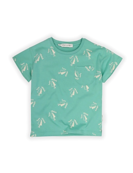 T SHIRT GREEN TREES