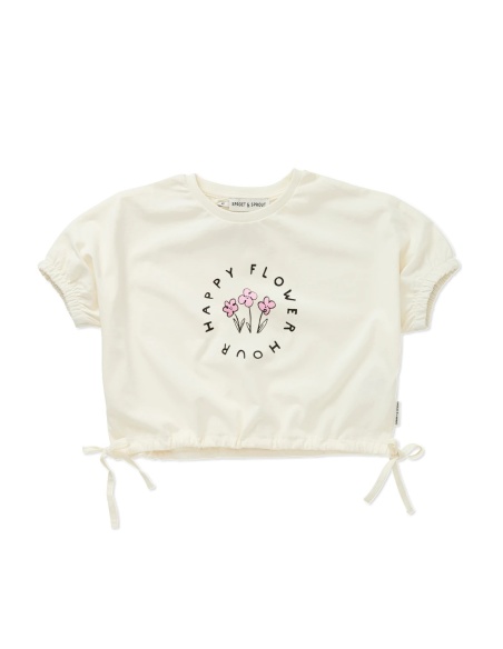 T-SHIRT BOXY HAPPY FLOWER