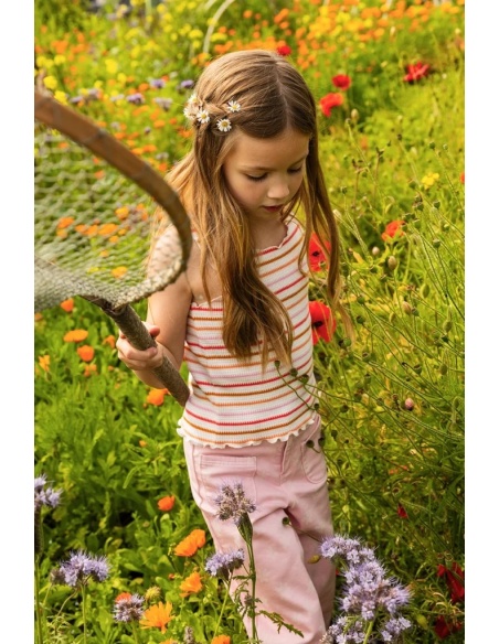 CAMISETA CROPPED A RAYAS