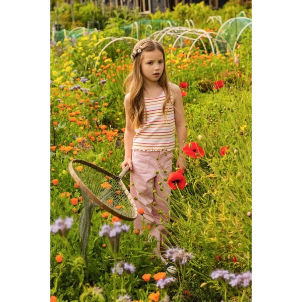 CAMISETA CROPPED A RAYAS