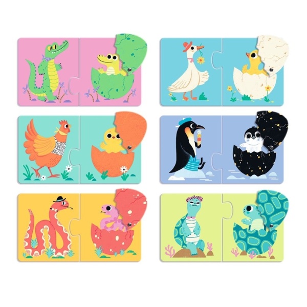PUZZLE HUEVOS DIVERTIDOS