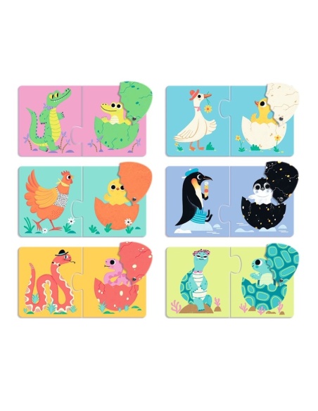 PUZZLE HUEVOS DIVERTIDOS