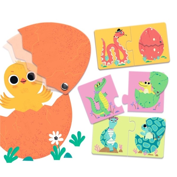 PUZZLE HUEVOS DIVERTIDOS