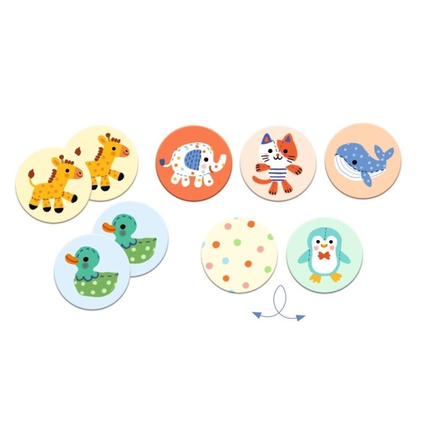 MEMORY DE ANIMALES BABY