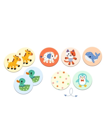 MEMORY DE ANIMALES BABY