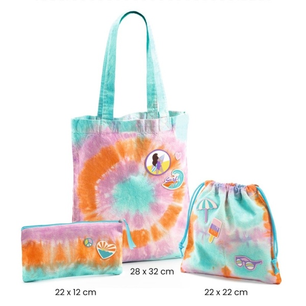 DIY TIE DYE: BOLSO, BOLSITA Y ESTUCHE