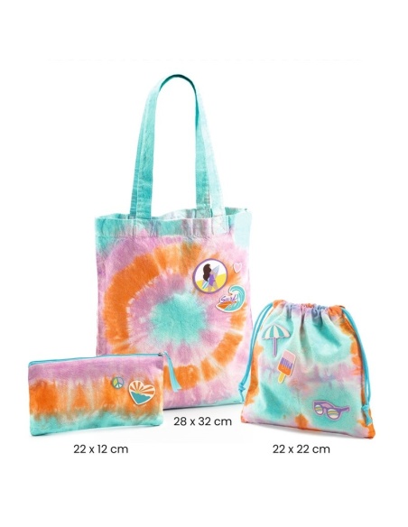 DIY TIE DYE: BOLSO, BOLSITA Y ESTUCHE