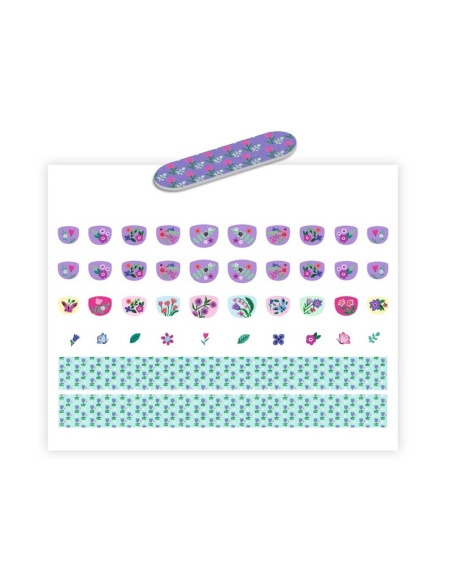 ADHESIVOS DE FLORES PARA LAS UÑAS