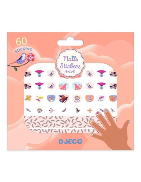 ADHESIVOS DE PLUMAS Y PÁJAROS PARA LAS UÑAS