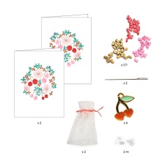 DIY PULSERAS CEREZAS 2