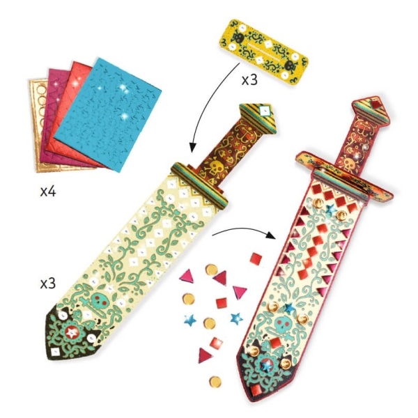 DIY SABLES PARA DECORAR PIRATA