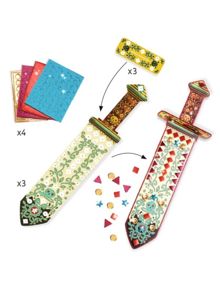 DIY SABLES PARA DECORAR PIRATA