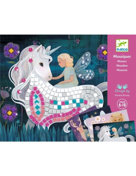 COLLAGE CUADROS DE MOSÁICOS: EL MUNDO ENCANTADO