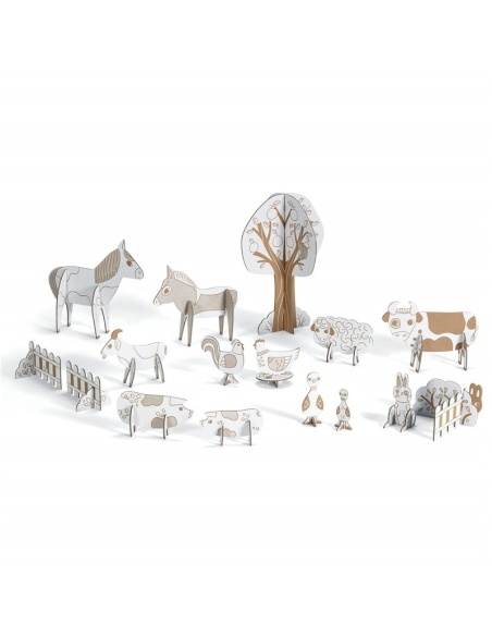 COLOREAR & CONSTRUIR: LA GRANJA