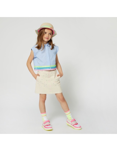 CAMISA DE ALGODÓN CON RAYAS BILLIEBLUSH