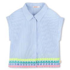 CAMISA DE ALGODÓN CON RAYAS BILLIEBLUSH