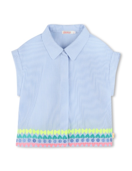 CAMISA DE ALGODÓN CON RAYAS BILLIEBLUSH
