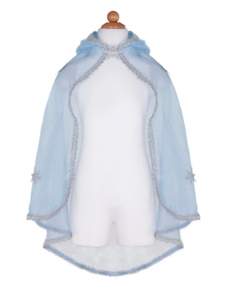 CAPA DISFRAZ AZUL CON ESTRELLAS