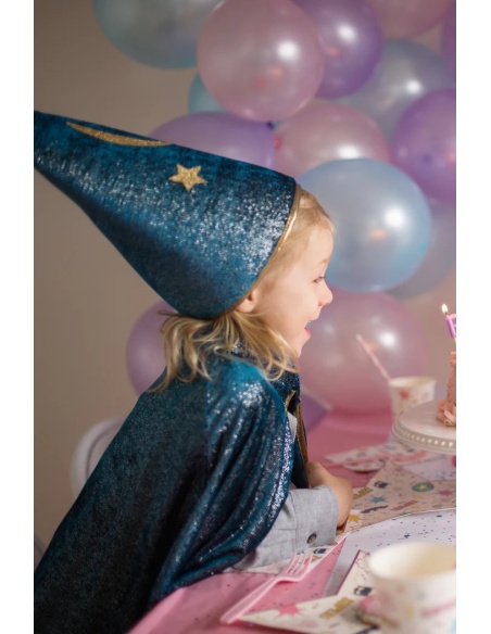 CAPA DISFRAZ MAGO ESTRELLAS Y LUNA