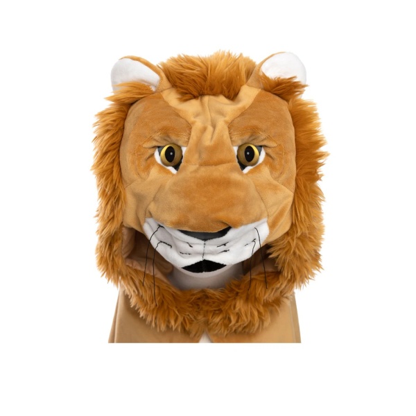 CAPA DISFRAZ LEÓN DE PELUCHE
