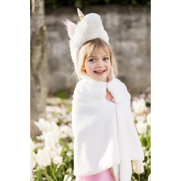 CAPA DISFRAZ DE UNICORNIO DE PELUCHE