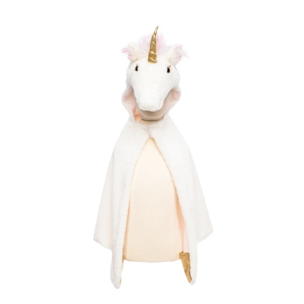 CAPA DISFRAZ DE UNICORNIO DE PELUCHE