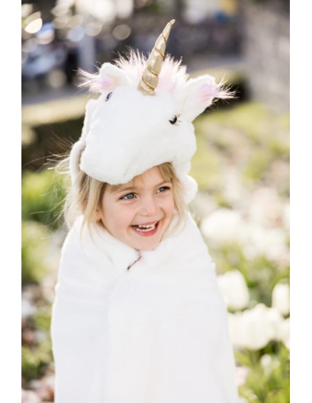 CAPA DISFRAZ DE UNICORNIO DE PELUCHE