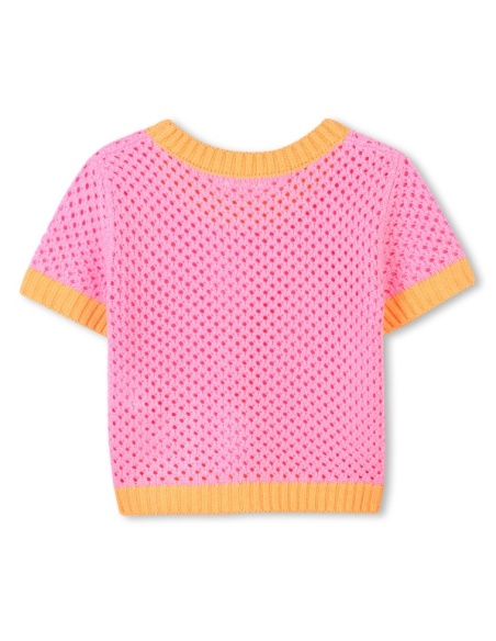 CAMISETA DE CROCHET BICOLOR BILLIEBLUSH