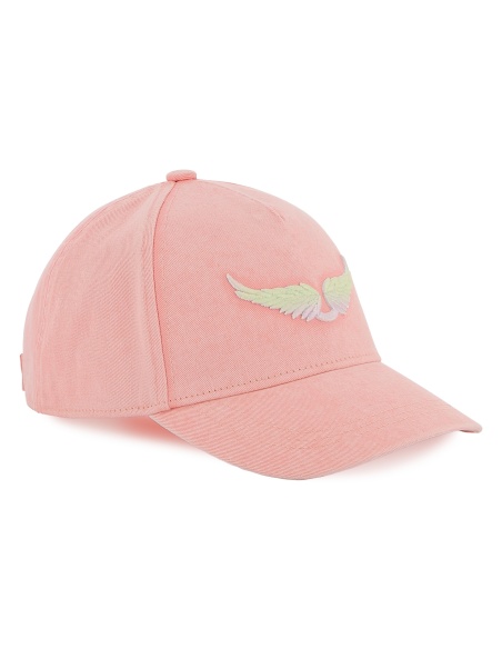 GORRA BORDADA ROSA ZADIG & VOLTAIRE