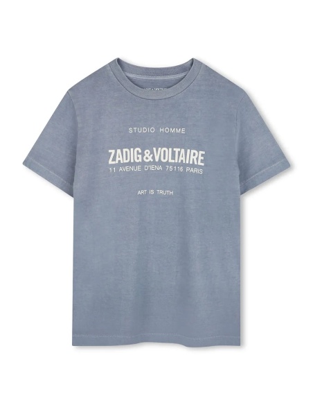 CAMISETA DE MANGA CORTA AZUL