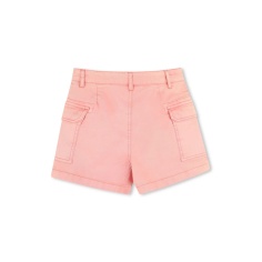 SHORTS CON LOGO BORDADO ROSA 2