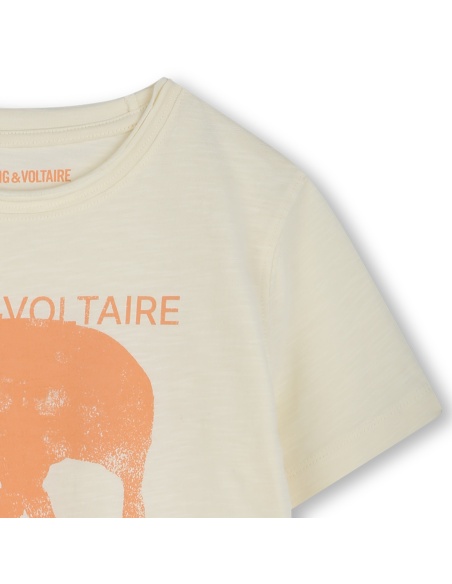 CAMISETA MANGA CORTA CRUDO ZADIG & VOLTAIRE