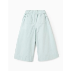 PANTALÓN DE POPELÍN  VERDE AGUA 2