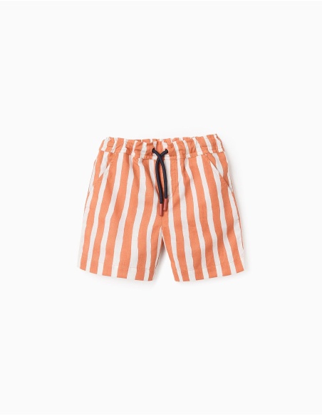 PANTALÓN CORTO A RAYAS