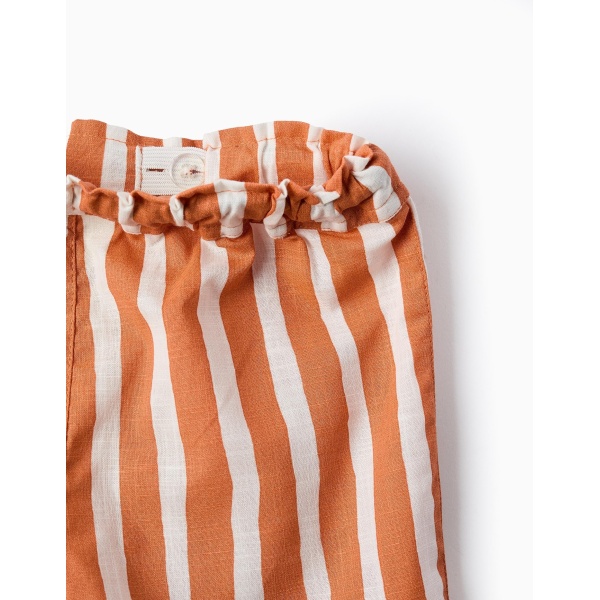 PANTALÓN CORTO A RAYAS