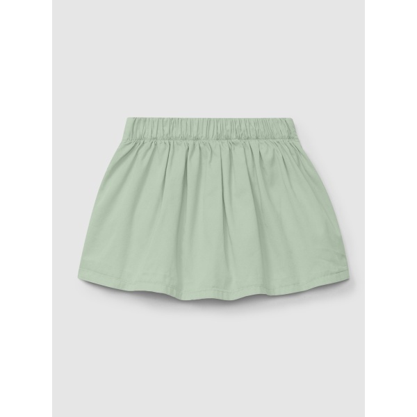 FALDA LISA VERDE LARANJINHA