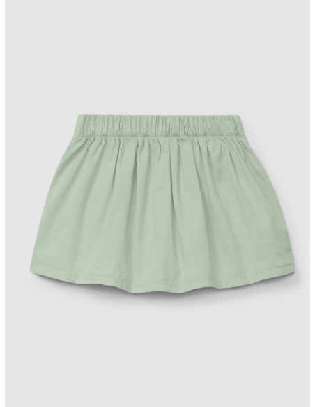 FALDA LISA VERDE LARANJINHA