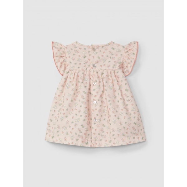 VESTIDO ESTAMPADO FLORAL LARANJINHA