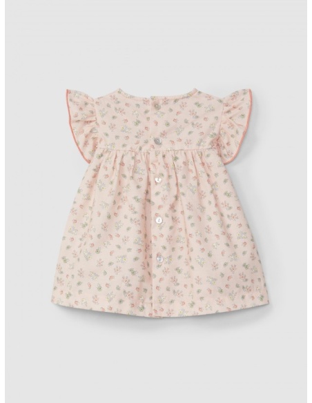 VESTIDO ESTAMPADO FLORAL LARANJINHA