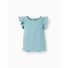 CAMISETA SIN MANGAS CON VOLANTE