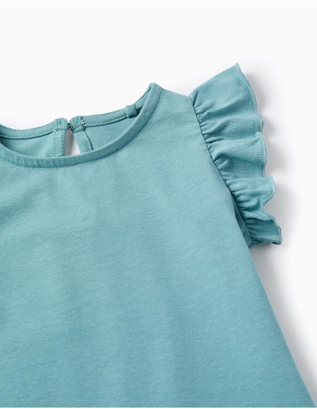 CAMISETA SIN MANGAS CON VOLANTE